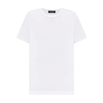 Fabiana Filippi Basic Katoenen T-shirt - Dames - Tops - Wit - Maat: XS Katoen