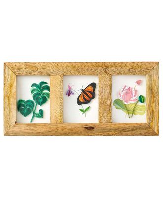 Matr Boomie Matr Boomie Bimala Gift Enclosure Mini Triple Quilling Card Frame