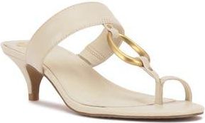 Vince Camuto Kimena Toe Loop Sandal in Panna Creme Ecoshe at Nordstrom Rack, Size 5.5