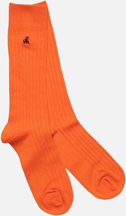 Swole Panda Mens Swole Panda Bamboo Socks Orange - Size: 7/7.5/8/8.5/9/9.5/10/10.5/11
