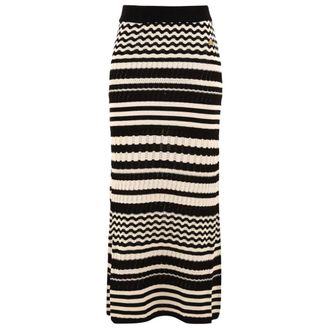 Akep Maxi Skirts, female, Multicolor, Size: XS Two-Tone Skirt