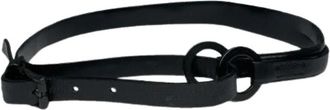 Gucci Pre-owned Leren Riem - Dames - Vintage Accessoires - Zwart - ONE Size - Leer - Vintage