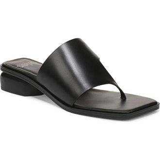 Franco Sarto Jimena Block Heel Sandal in Black at Nordstrom, Size 7.5