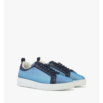 MCM Neo Terrain Lo Sneakers In Gradation Mesh And Calf Leather