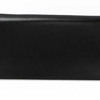 Cartier Pasha Black Leather Long Wallet (Bi-Fold) (Pre-Owned)
