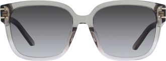 Dior DIORSIGNATURE S7F Brown Gradient Square Ladies Sunglasses CD40140F 95F 58
