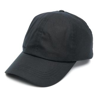 Barbour Waxed Sports Cap - Heren - Petten - Blauw - ONE Size - Katoen - Accessoires