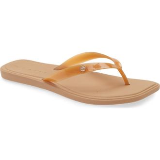 Reef Solaye Waterproof Flip Flop in Tan at Nordstrom, Size 11