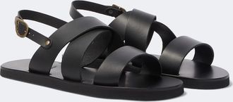 Ancient Greek Sandals Miltos leather slingback sandals