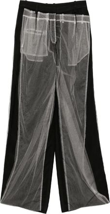 Quetsche Pantaloni con decorazione - Nero