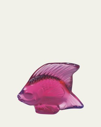 Lalique Fuchsia Fish