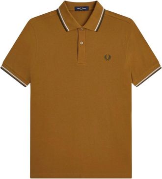 Fred Perry Polo Shirts - Heren - Polos - Bruin - S - Tops
