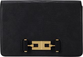 Elisabetta Franchi Crossbody Bag - Dames - Schoudertassen - Zwart - ONE Size - Leer - Tassen