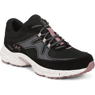 Ryk&auml; Skylift Trail Walking Sneaker in Black/black at Nordstrom, Size 6.5
