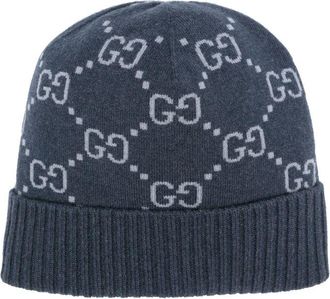 Gucci GG-jacquard Cashmere Beanie