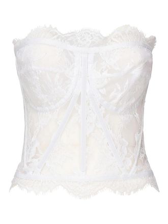 Dolce & Gabbana Lace Bustier Top