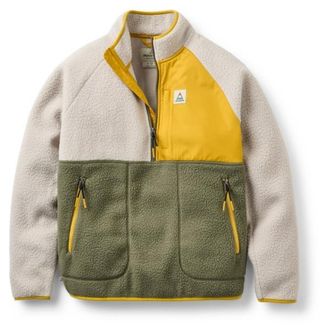 Passenger Home 2.0 1/2 Zip Recycled Sherpa Fleece Fleecejacke f&uuml;r Damen | bunt