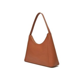 Furla Diamante Logo Shoulder Bag Brown >