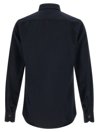 Borriello Pure Cotton Shirt - Navy