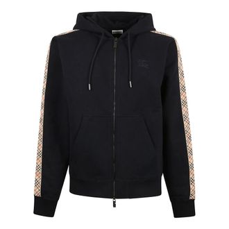 Burberry Zip-throughs, male, Blue, Size: S Zip Hoodie