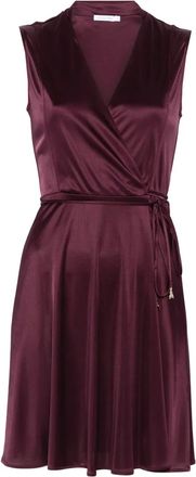 Patrizia Pepe Abito corto con scollo a V - Rosso