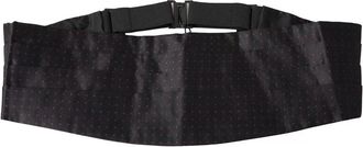 Dolce & Gabbana Zwarte Rode stippen Zijden Tailleband