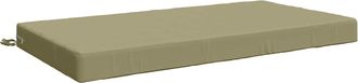vidaXL Almohada Para El Asiento Soest 100% Poli&eacute;ster Verde Claro Vidaxl