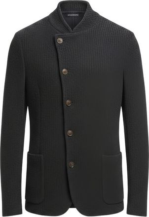 Emporio Armani Chenille Blazer - Charcoal