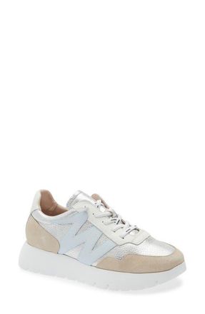 Wonders Platform Sneaker in Plata/Aura at Nordstrom, Size 11Us