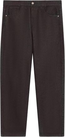 GCDS Jeans Rosso, Nero-Uomo