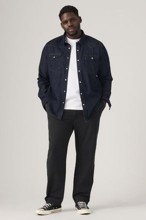 Levi's Pantalones XX Chino Standard Taper (tallas grandes) - Hombre - 40X32 - Negro / Mineral Black Stretch Twill