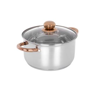KASANOVA Pentola 22 cm acciaio inox Meravigliosa con coperchio