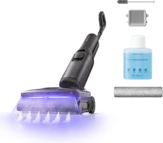 Roborock F25 Steam - Aspirapolvere Lavapavimenti Senza Fili Vaporflow 180&deg;c& Flatreach 2.0 25000 Pa Stazione Auto-pulizia 95&deg;c Autonomia 80min 1l Nero