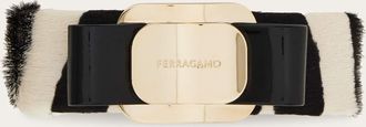 Ferragamo Donna Fermaglio fiocco Vara Nero