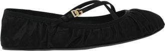 Dolce & Gabbana Black Carryover Ballet Flats