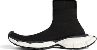 Balenciaga (WMNS) Balenciaga 3XL Sock Sneakers Black Recycled Knit 758429W2DG11090