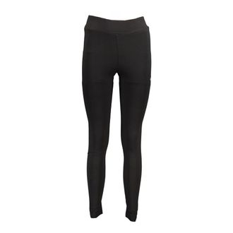 Fila Leggings, female, Black, Size: XS Black Womens Leggings with Embroidery