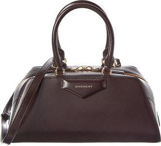 Givenchy Antigona East-West Small Leather Shoulder Bag