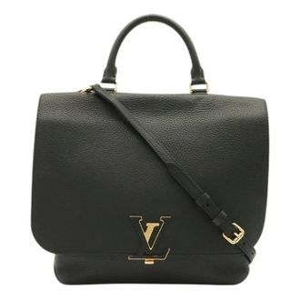 Louis Vuitton Pre-owned Volta Taurillon Leder 2way Tas - Dames - Pre-owned - Zwart - Maat: ONE Size Leer