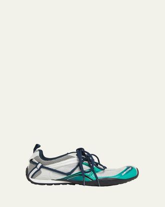 Balenciaga Mens Radar Gradient Lines Low-Top Sneakers