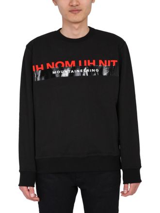 Ih Nom Uh Nit Black Crew Neck Sweatshirts