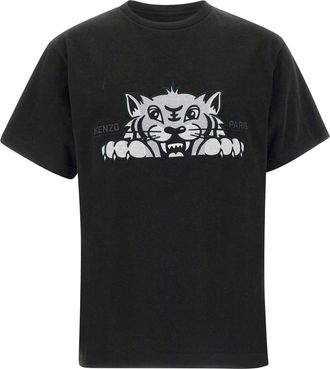 Kenzo Gots Happy Tiger Logo T-shirt