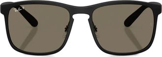 Ray-Ban square sunglasses - men - Acetate - 57 - Black