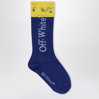 Off-white Blue Socken mit Logo