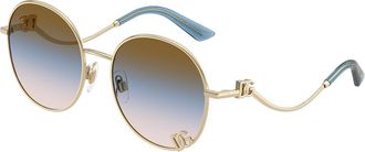 Dolce & Gabbana DG2324 488/U6 Womens Sunglasses Gold Size 56
