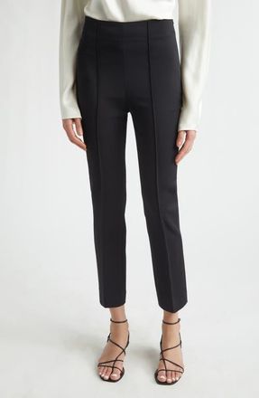 R&oacute;he Cigarette Leg Pants in Black at Nordstrom, Size 10 Us