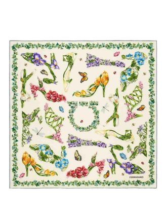 Ferragamo Printed Silk Foulard