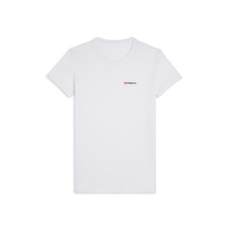 Freddy T-shirt Uomo Regular Fit in Jersey Melang&eacute; con Logo Bicolore