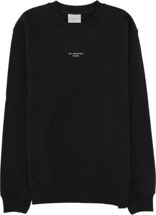 Dr&ocirc;le de Monsieur Black Crew Neck Sweatshirt