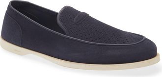 John Lobb Pace Oval Loafer in 5A-Navy at Nordstrom, Size 11.5Us